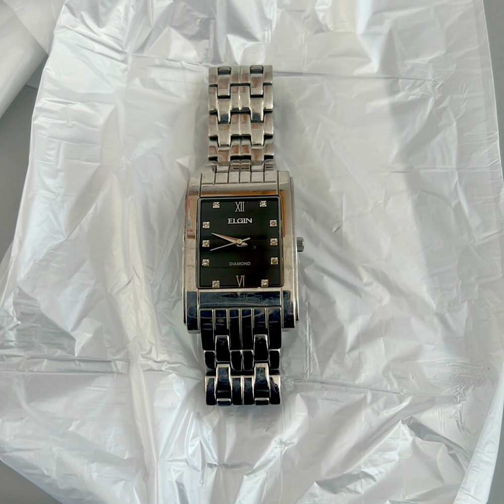Used Eligin Diamond Men Watch